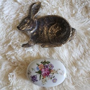 KPM trinket/jewelry dish &RABBIT DISH